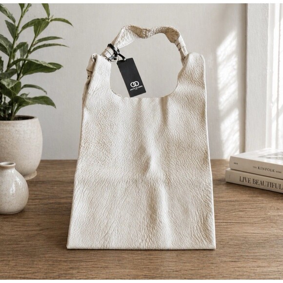 Anita Bilardi Handbags - ANITA BILARDI | NWT Picasso Plisse Shoulder Bag Purse Lamb Leather Tote